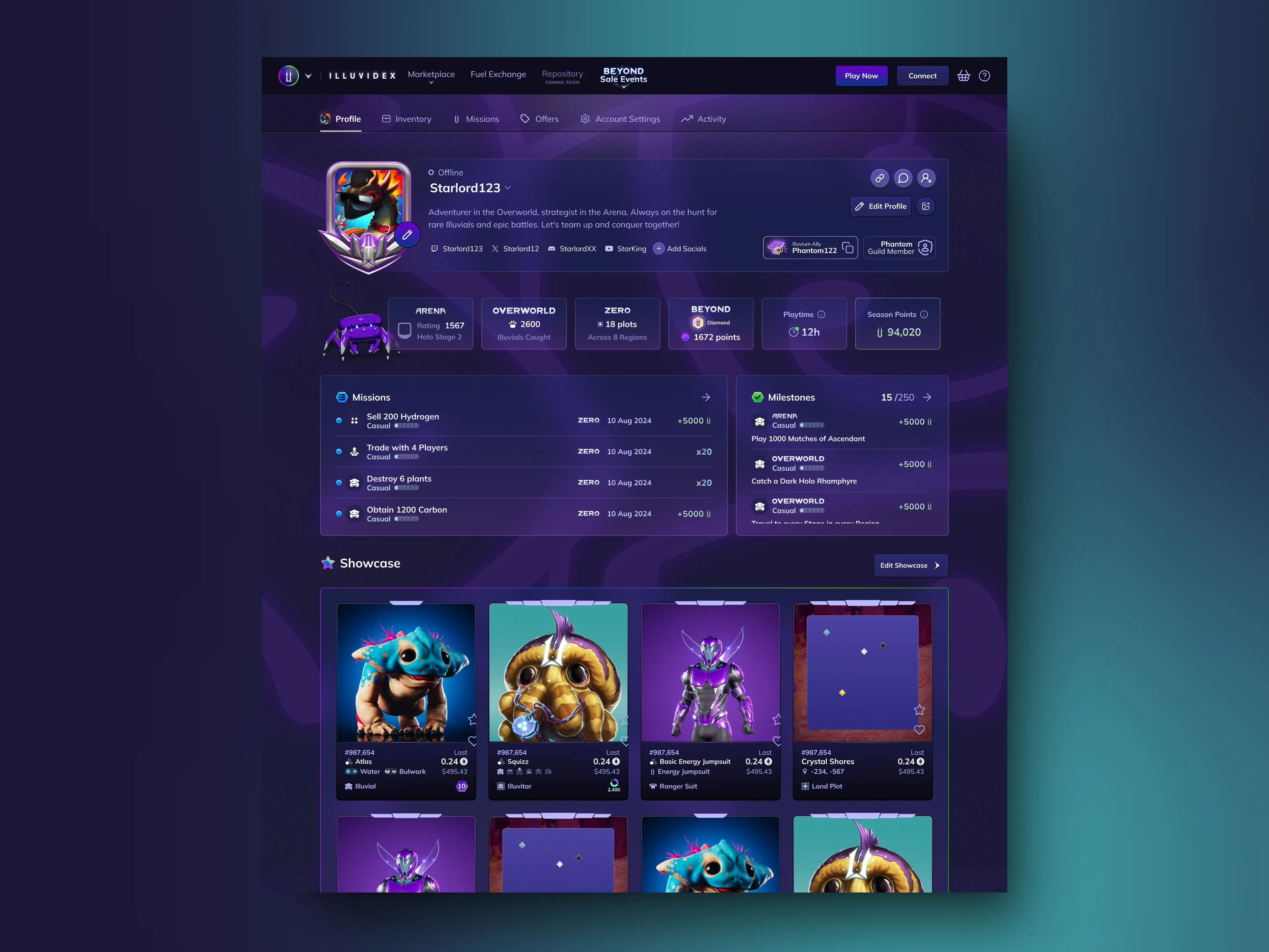 Illuvium Missions detail