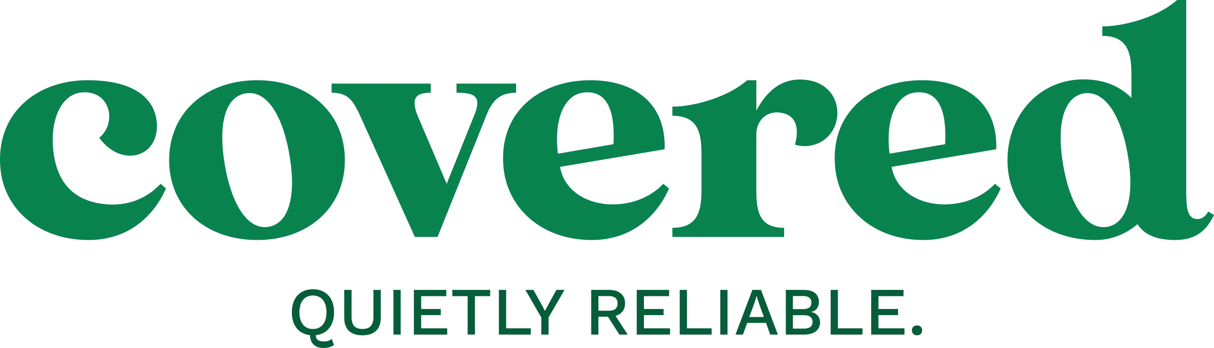 Covered wordmark and logo lockup