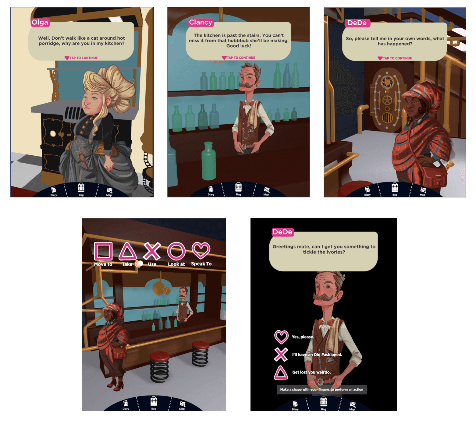 Detective DeDe detail