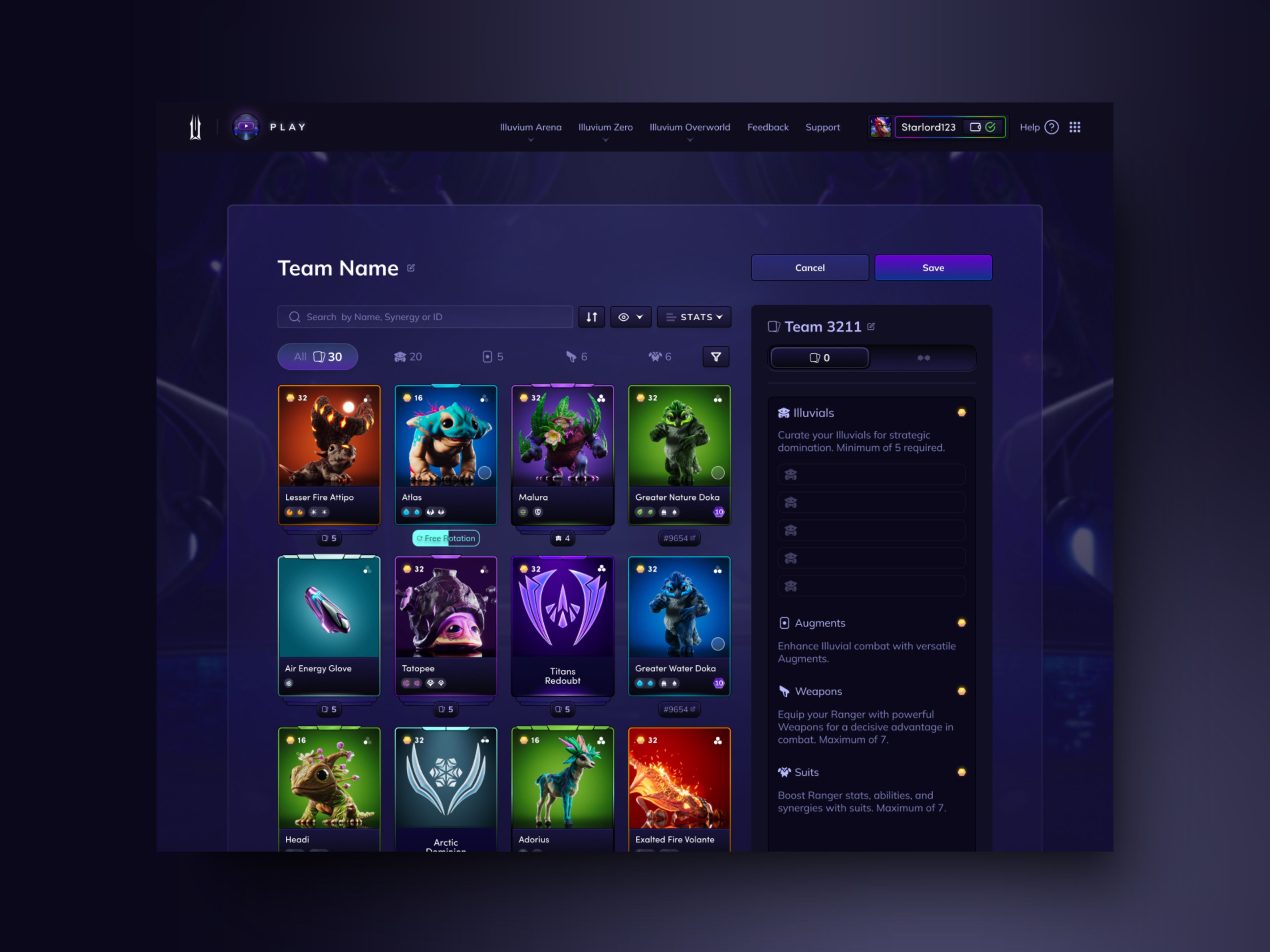 Illuvium Arena detail